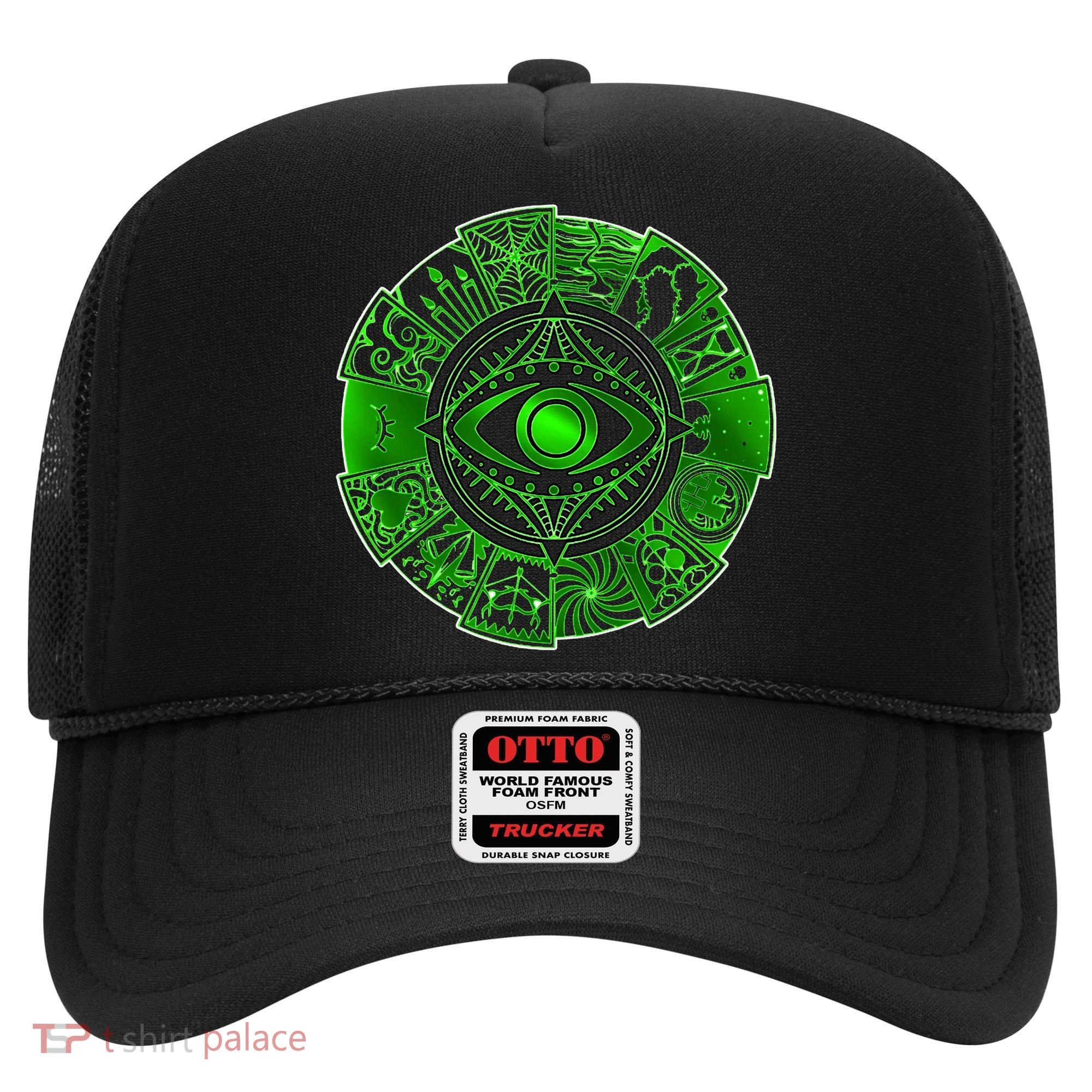 15 Fears Wheel Evil Green Eye Hat