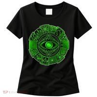 15 Fears Wheel Evil Green Eye Women's T-Shirt thumb 0