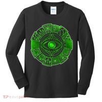 15 Fears Wheel Evil Green Eye Kids Long Sleeve Shirt thumb 0