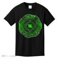 15 Fears Wheel Evil Green Eye Kids T-Shirt thumb 0