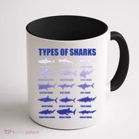 15 Types of Sharks Coffee Mug thumb 1