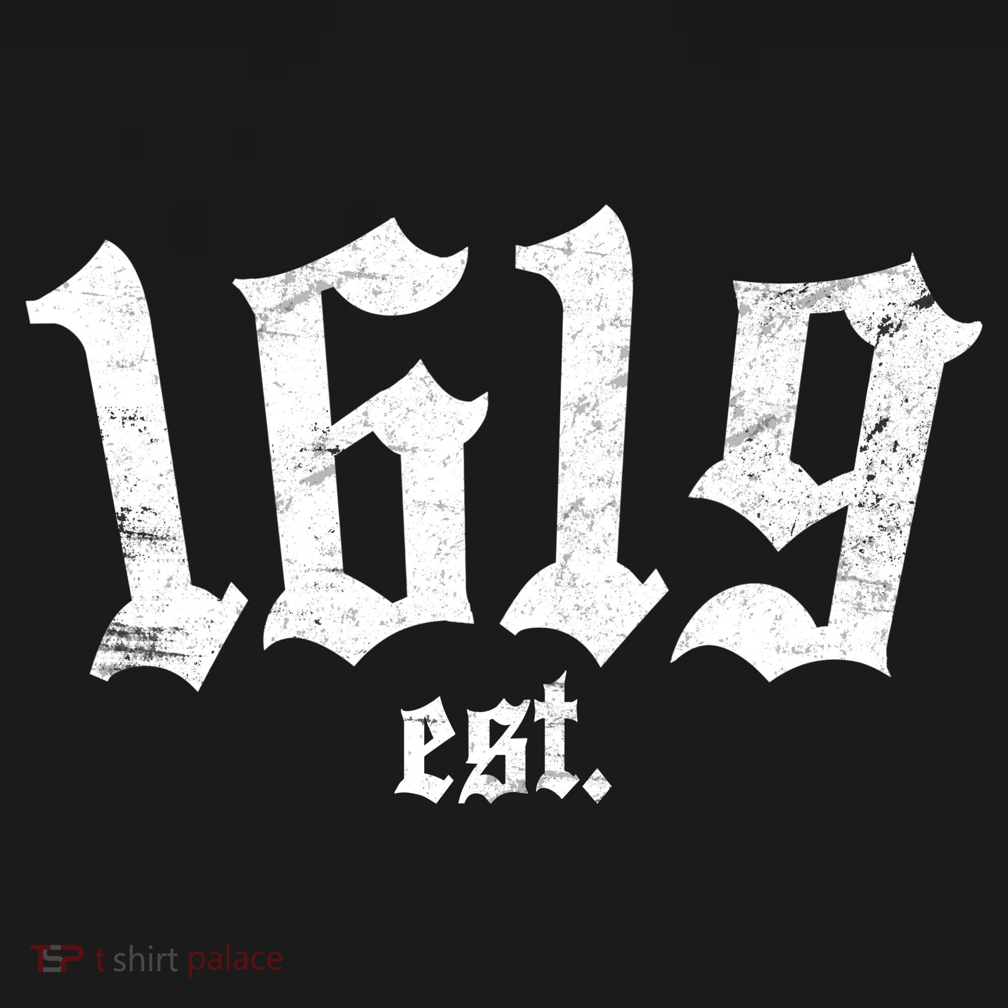 1619 Established African American Vintage T-Shirt