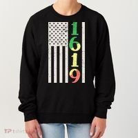 1619 Our Ancestors African American Pride Flag Women's Sweatshirt thumb 0