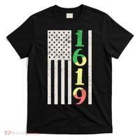 1619 Our Ancestors African American Pride Flag T-Shirt thumb 0