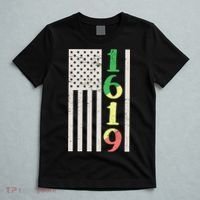 1619 Our Ancestors African American Pride Flag T-Shirt thumb 5