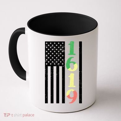 1619 Our Ancestors African American Pride Flag Coffee Mug