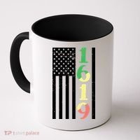 1619 Our Ancestors African American Pride Flag Coffee Mug thumb 0