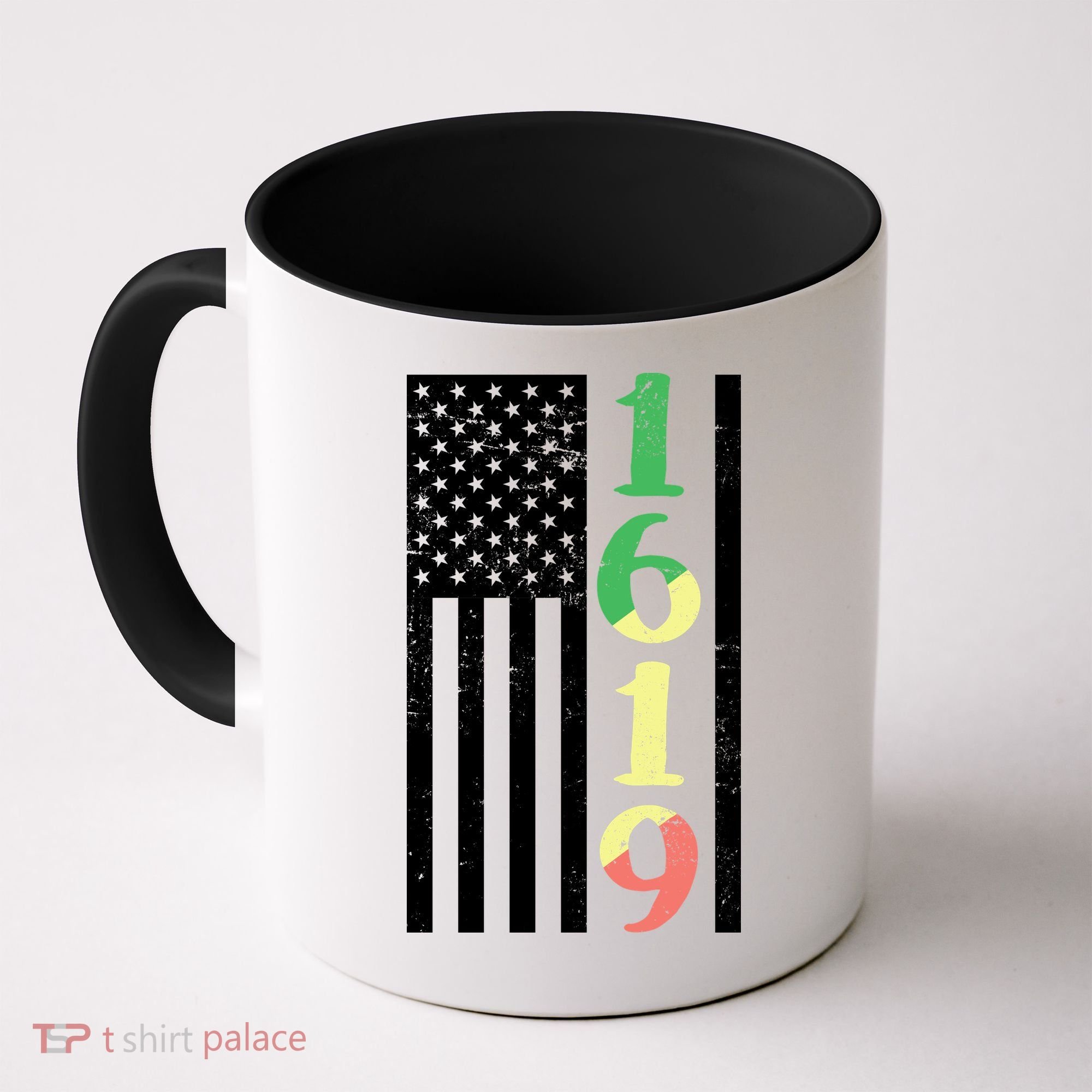 1619 Our Ancestors African American Pride Flag Coffee Mug