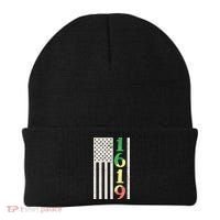 1619 Our Ancestors African American Pride Flag Beanie thumb 0