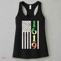 1619 Our Ancestors African American Pride Flag Women's Tank Top thumb 3