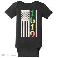 1619 Our Ancestors African American Pride Flag Baby Bodysuit thumb 0
