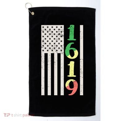 1619 Our Ancestors African American Pride Flag Golf Towel