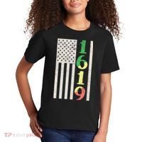 1619 Our Ancestors African American Pride Flag Kids T-Shirt thumb 2