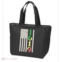 1619 Our Ancestors African American Pride Flag Tote Bag thumb 3