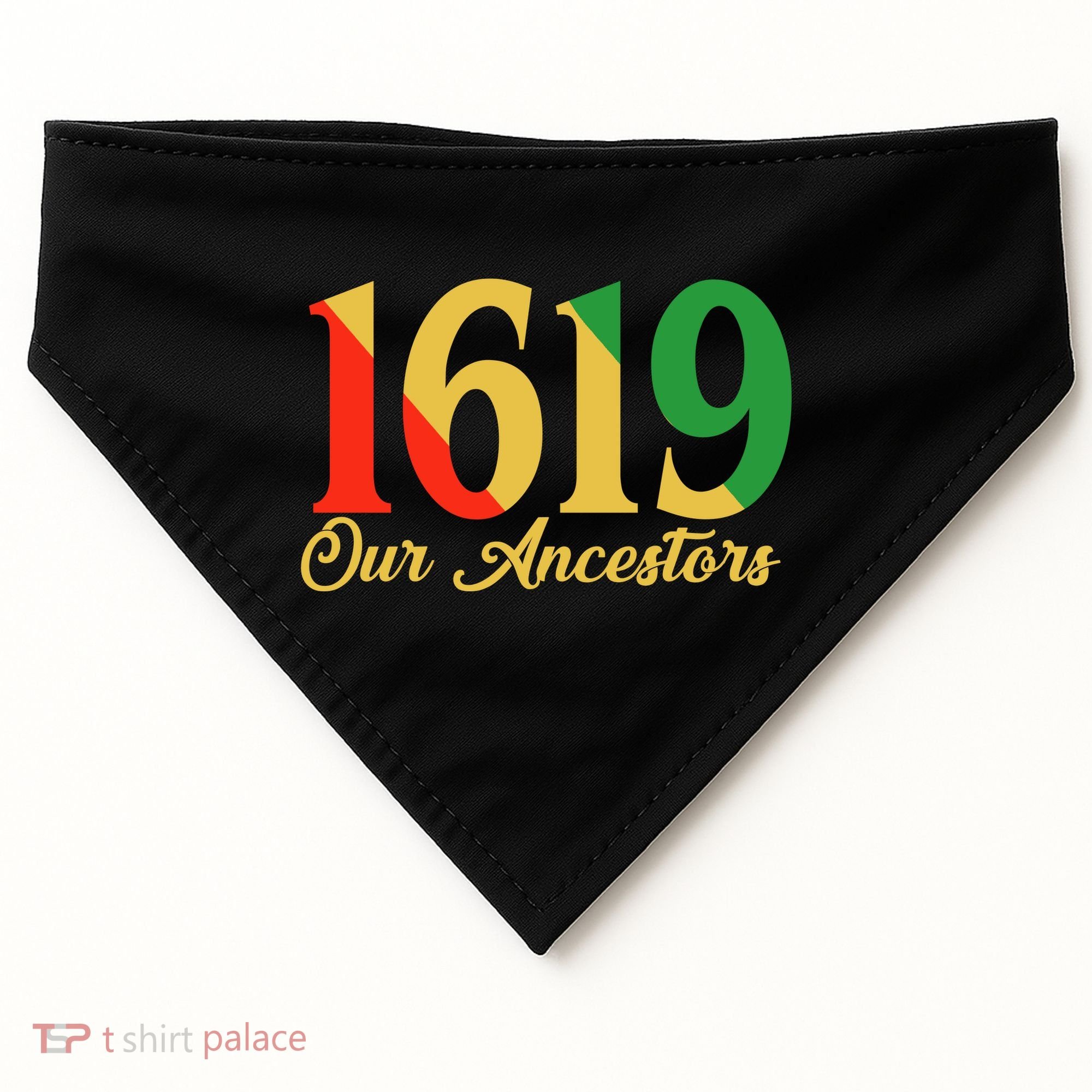 1619 Our Ancestors History USA-Made Doggie Bandana
