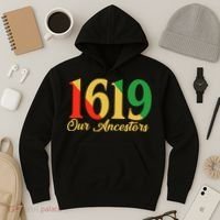 1619 Our Ancestors History Hoodie thumb 3