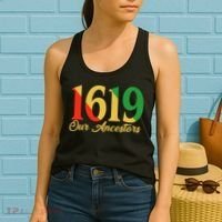 1619 Our Ancestors History Women's Tank Top thumb 2