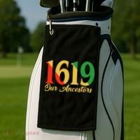 1619 Our Ancestors History Golf Towel thumb 2