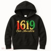 1619 Our Ancestors History Kids Hoodie thumb 0