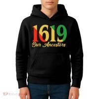 1619 Our Ancestors History Kids Hoodie thumb 4