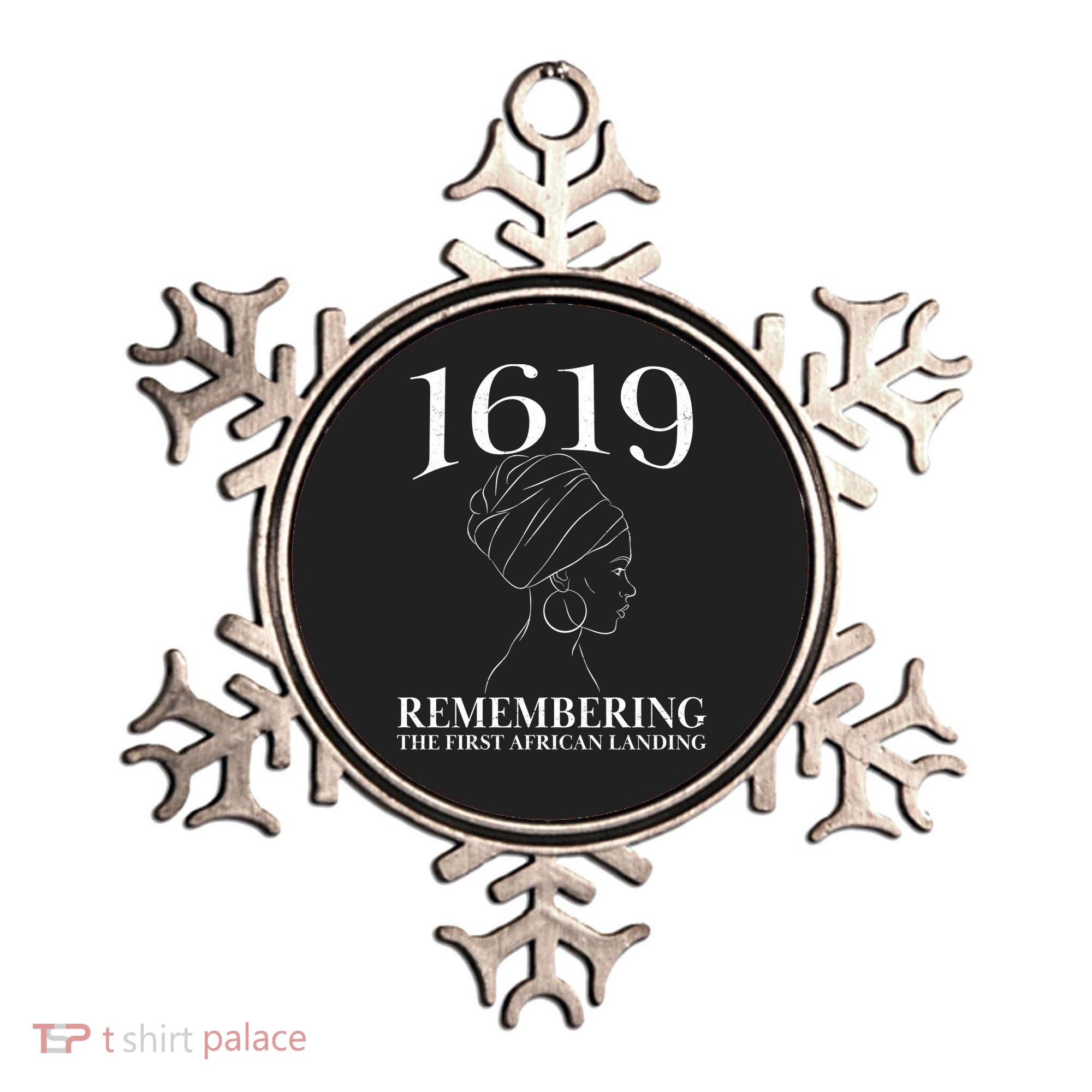 1619 Remembering the First African Landing Ornament