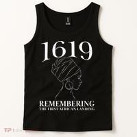 1619 Remembering the First African Landing Tank Top thumb 2