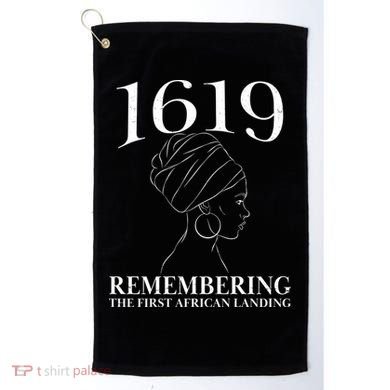 1619 Remembering the First African Landing Golf Towel