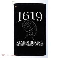1619 Remembering the First African Landing Golf Towel thumb 0