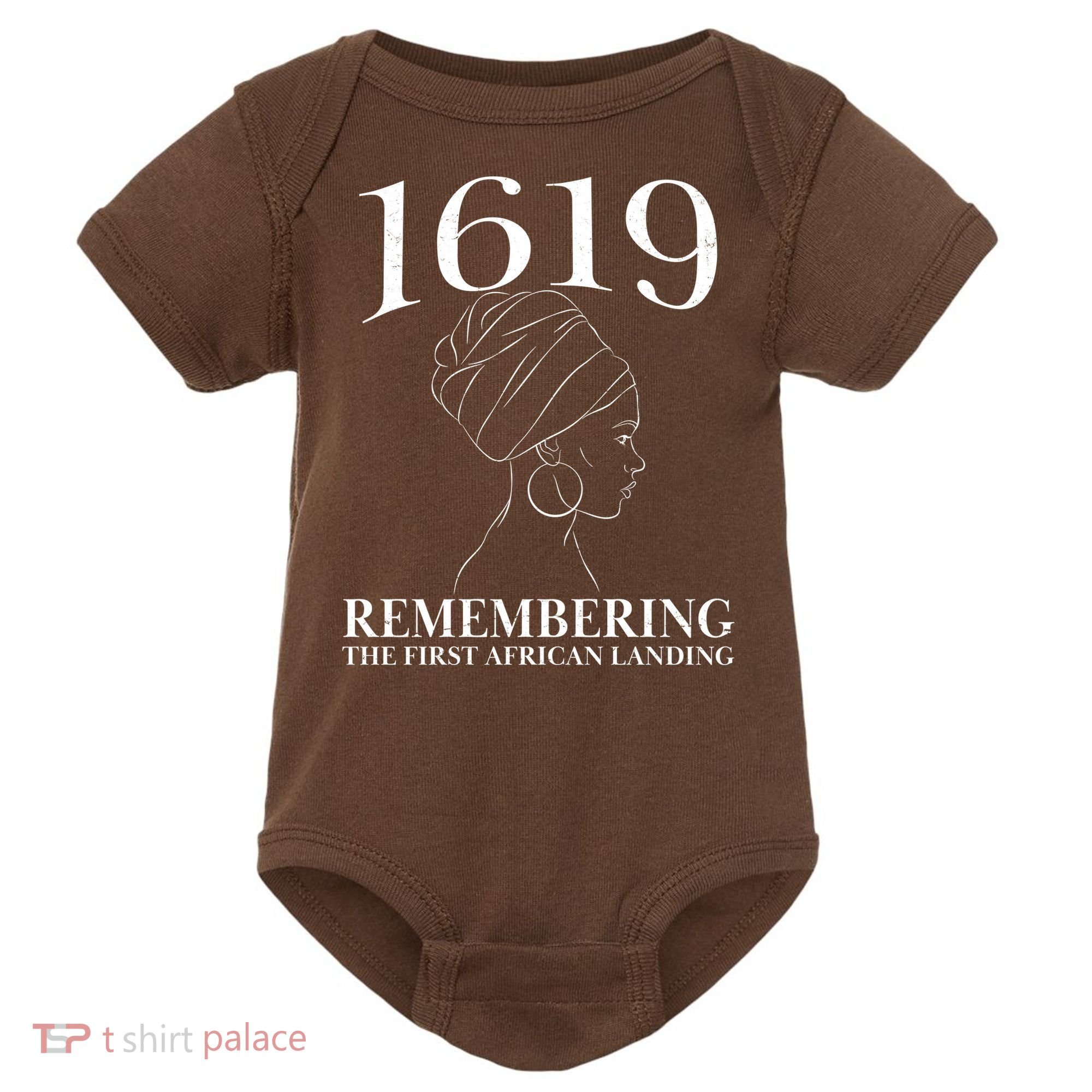 1619 Remembering the First African Landing Baby Bodysuit