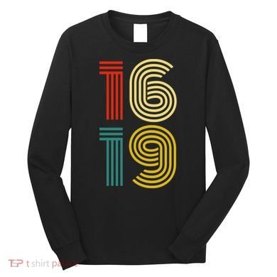 1619 Vintage Retro Long Sleeve Shirt