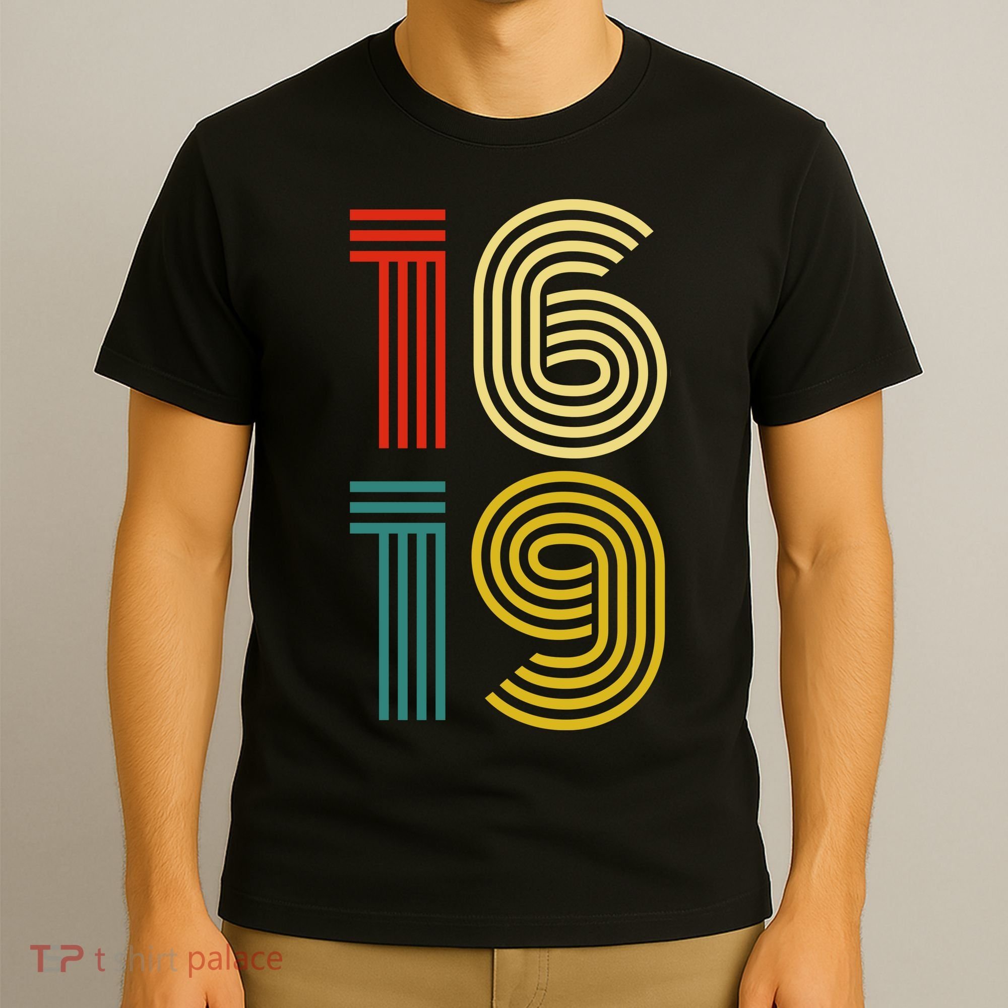1619 Vintage Retro T-Shirt