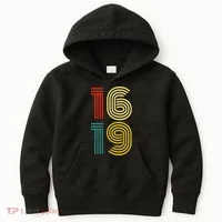 1619 Vintage Retro Kids Hoodie thumb 0