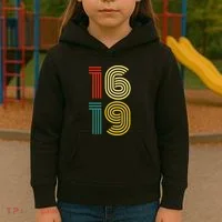 1619 Vintage Retro Kids Hoodie thumb 3