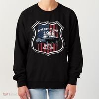 1966 66 2 Classic Car Old School Muscle Car Women's Sweatshirt thumb 0