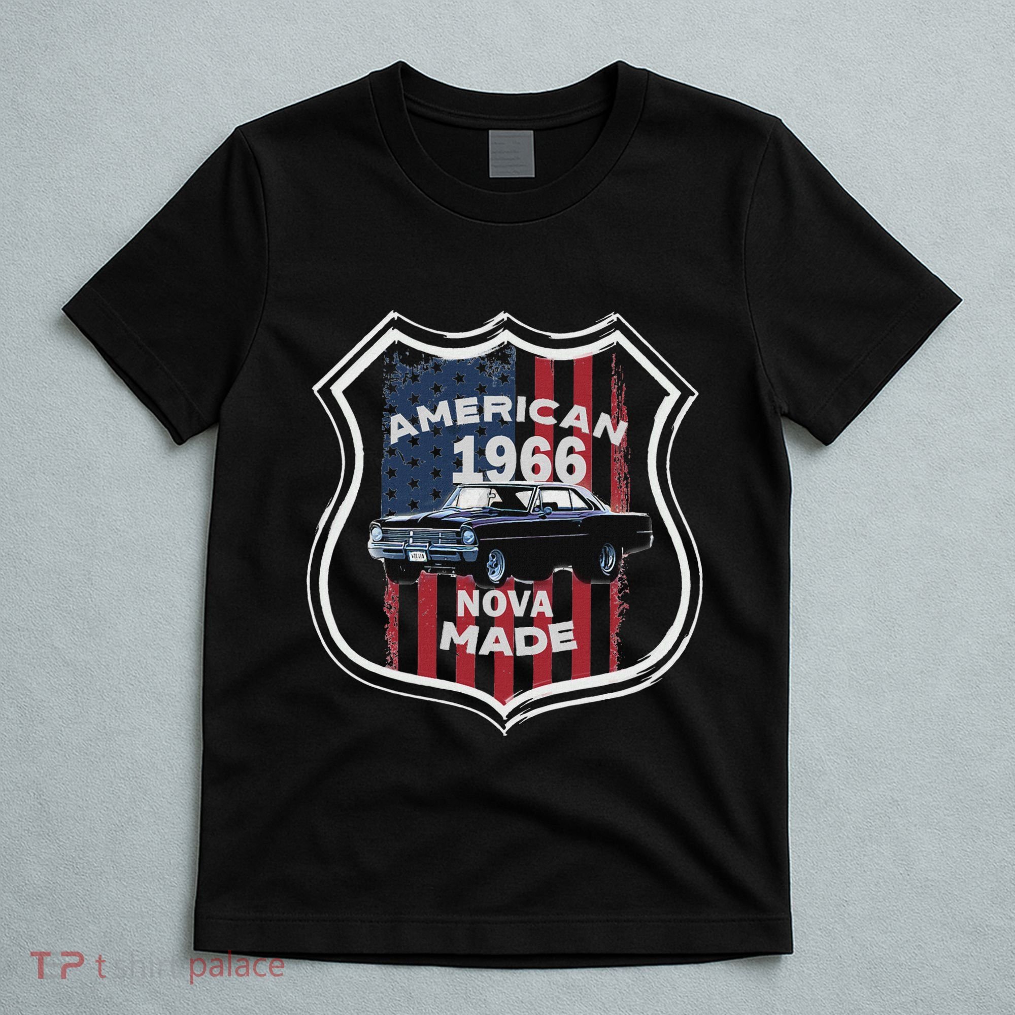 1966 66 2 Classic Car Old School Muscle Car T-Shirt