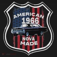 1966 66 2 Classic Car Old School Muscle Car Women's Hoodie thumb 2