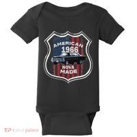 1966 66 2 Classic Car Old School Muscle Car Baby Bodysuit thumb 0