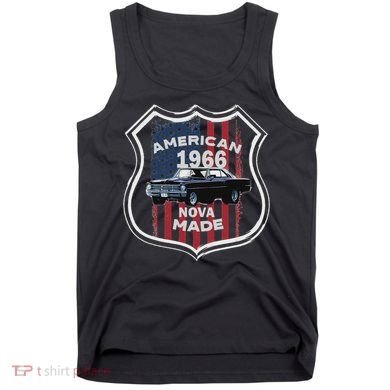 1966 66 2 Classic Car Old School Muscle Car Tank Top