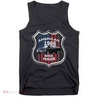 1966 66 2 Classic Car Old School Muscle Car Tank Top thumb 0