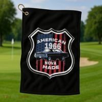 1966 66 2 Classic Car Old School Muscle Car Golf Towel thumb 1