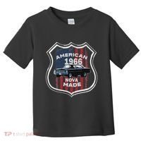 1966 66 2 Classic Car Old School Muscle Car Toddler T-Shirt thumb 0