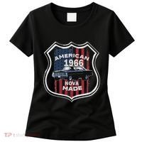 1966 66 2 Classic Car Old School Muscle Car Women's T-Shirt thumb 0