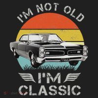 1966 66 Gto Classic Car Old School Muscle Car Women's Sweatshirt thumb 2