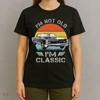 1966 66 Gto Classic Car Old School Muscle Car T-Shirt thumb 4