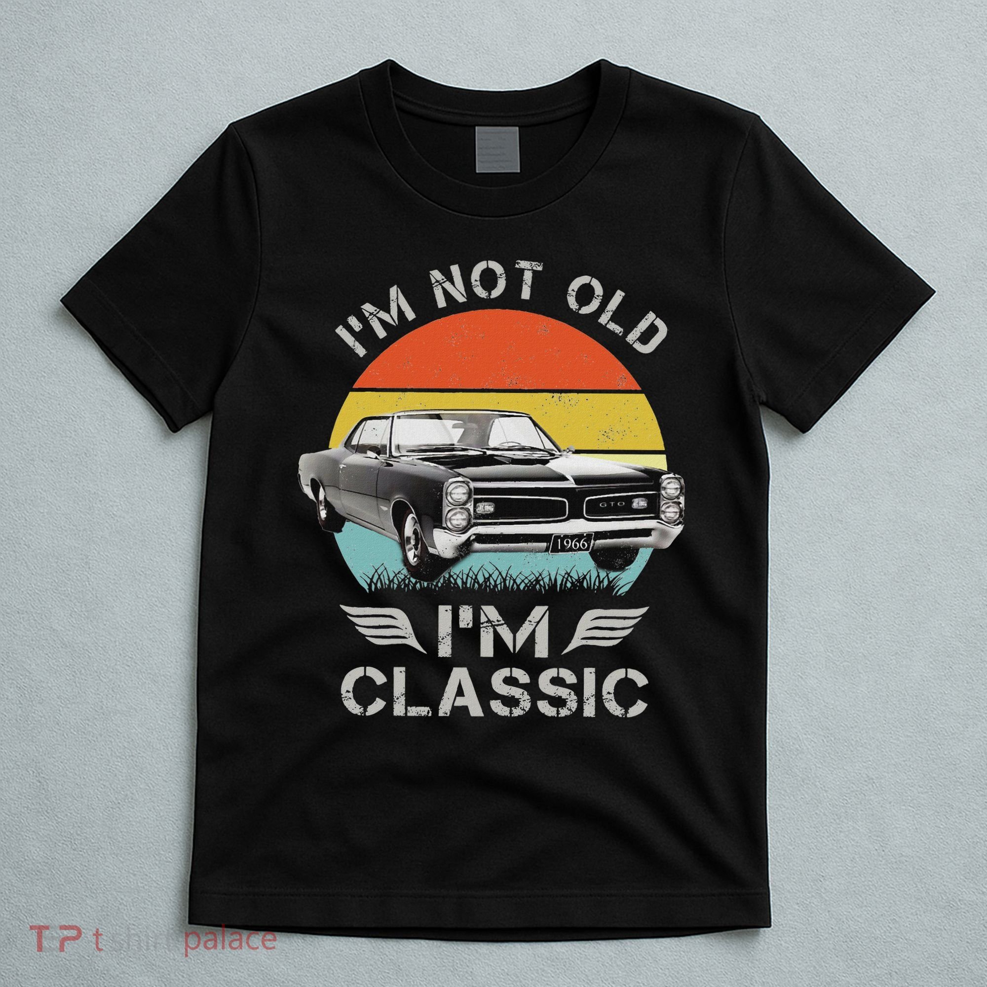 1966 66 Gto Classic Car Old School Muscle Car T-Shirt