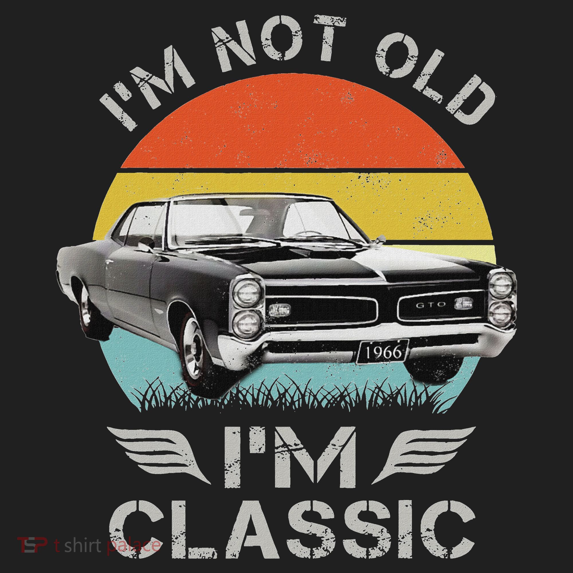 1966 66 Gto Classic Car Old School Muscle Car Beanie