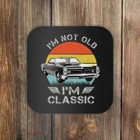1966 66 Gto Classic Car Old School Muscle Car Coaster thumb 0