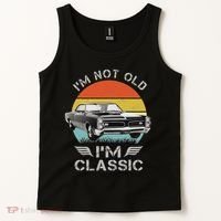 1966 66 Gto Classic Car Old School Muscle Car Tank Top thumb 2