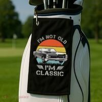 1966 66 Gto Classic Car Old School Muscle Car Golf Towel thumb 2