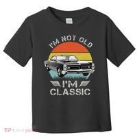 1966 66 Gto Classic Car Old School Muscle Car Toddler T-Shirt thumb 0